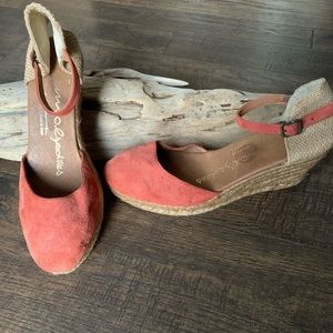 Tomato coloured Espadrilles